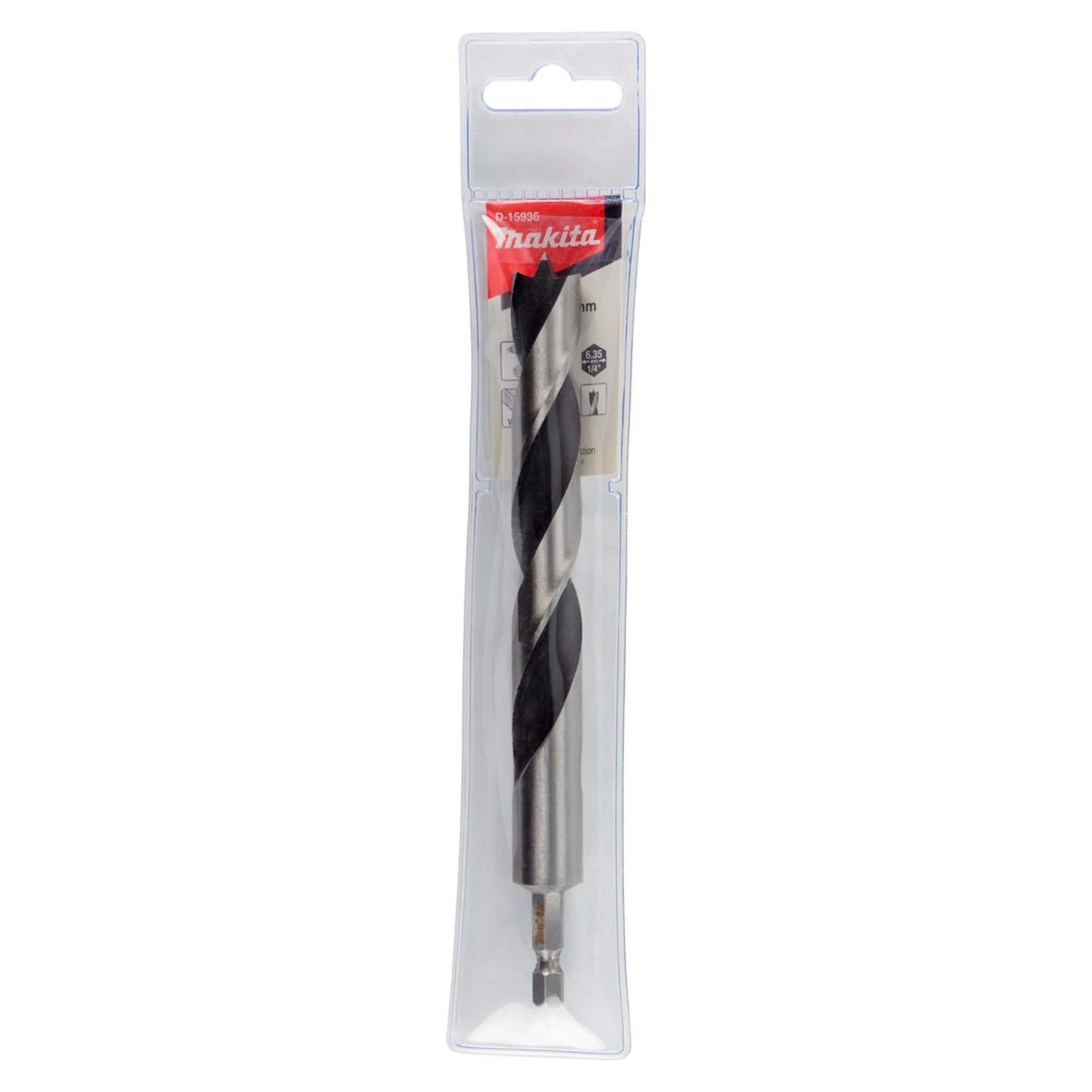 Broca Para Madera 15x160mm (Toma Hex. 1/4'') - Makita - Herram.cl