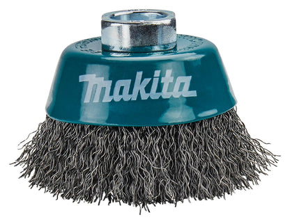 Grata Copa Acero Rizado 2 - 1/2'' (60x0,3mm) / M14 - Makita - Herram.cl