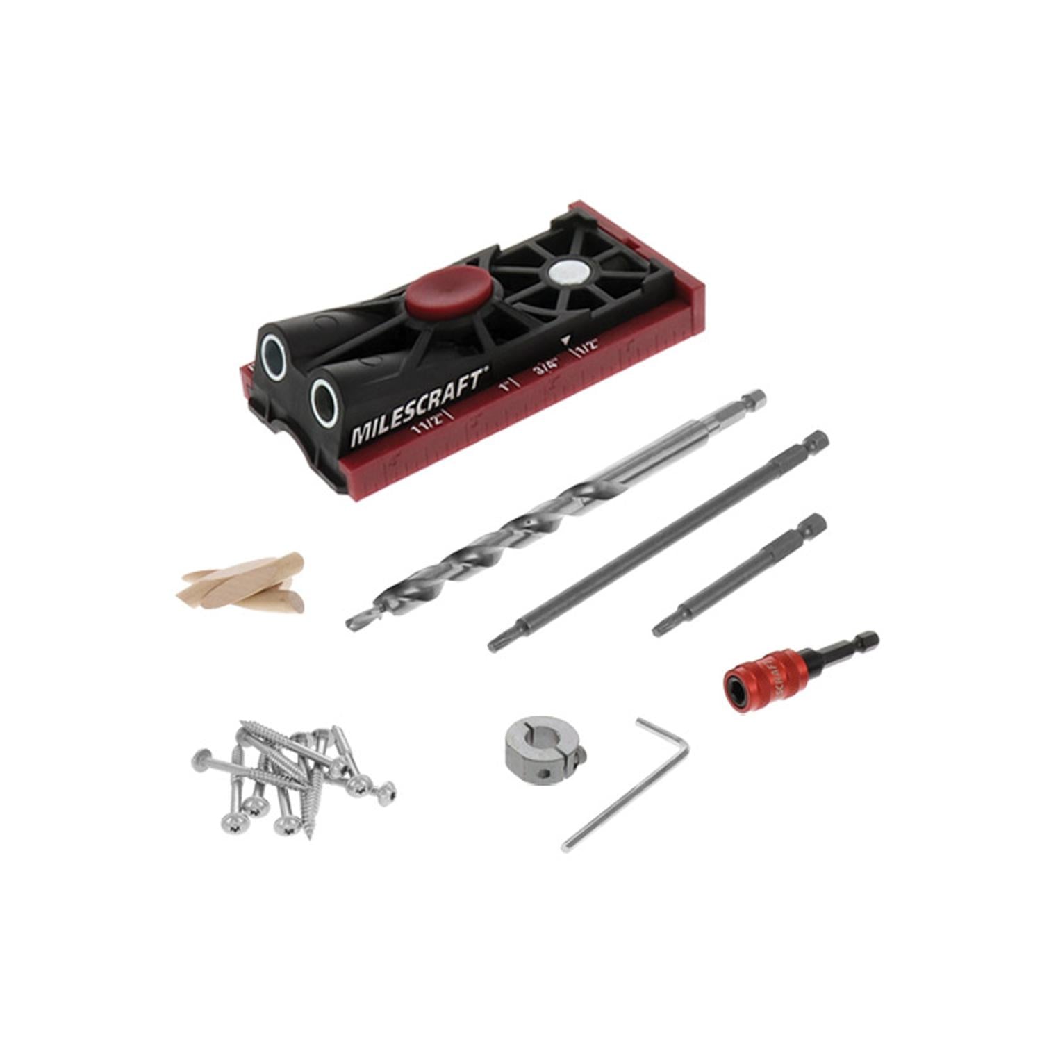 Kit Guía Perforación para Agujeros Ocultos - Milescraft - Herram.cl