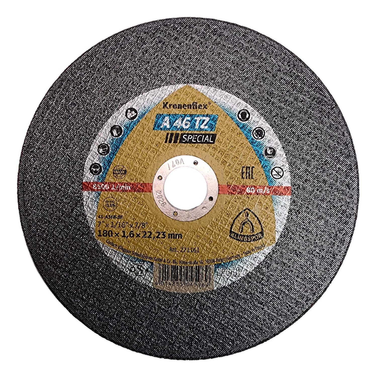 Pack 25 Discos de Corte A46TZ Special 7''x1.6mm - klingspor - Herram.cl