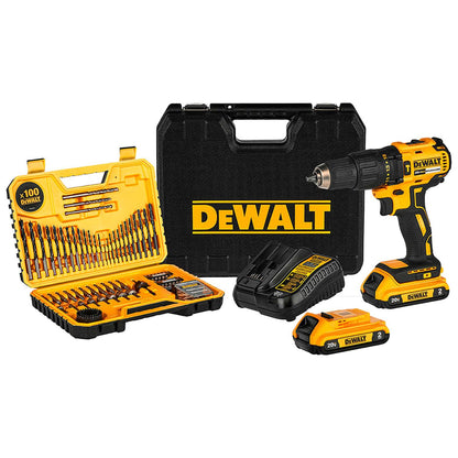 Kit Taladro 1/2'' 20 V + 100 Accesorios Dewalt Dcd7781s2a - Herram.cl