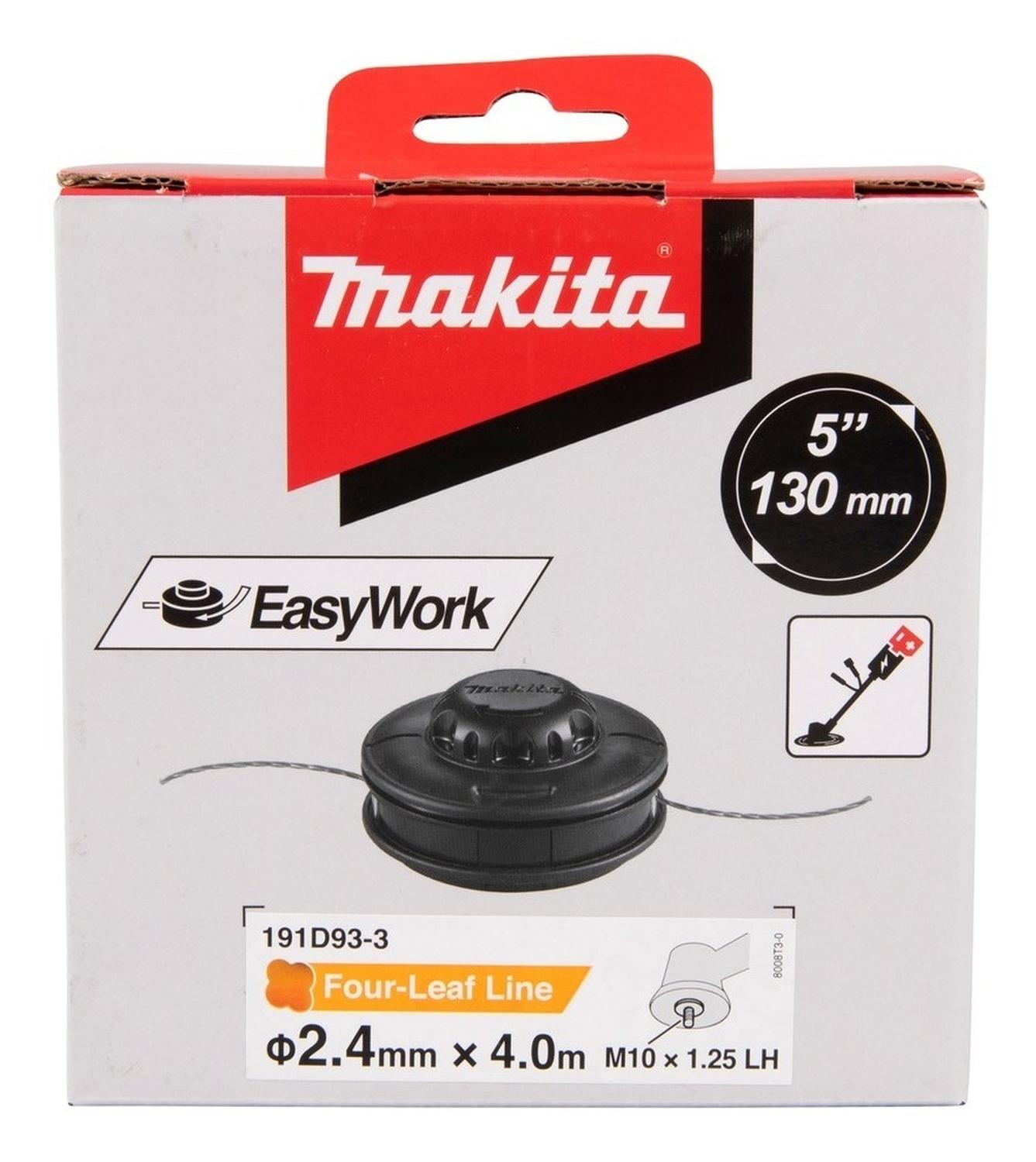 Cabezal Nylon Auto M10 X 1,25 LH 5'' 2,4mm x 4m Makita - Herram.cl
