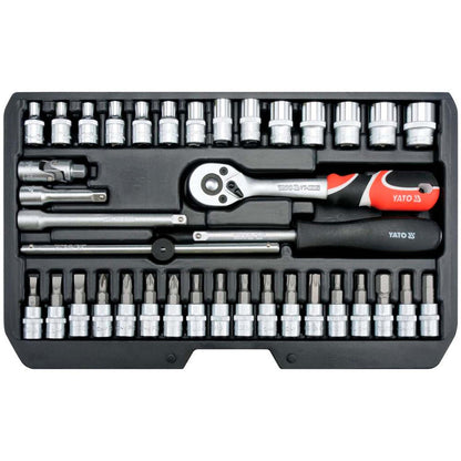 Juego de Dados 1/4'' 38 Piezas - Yato - Herram.cl