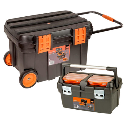 Kit Caja Baúl 78 L + Caja Plástica 27 L - Bahco - Herram.cl