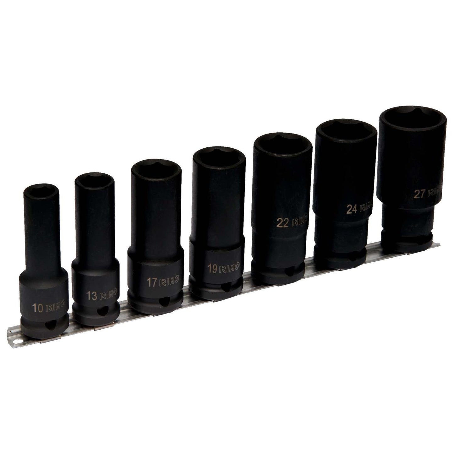 Juego de Dados de Impacto 1/2'' (10 - 27mm) 7 Pzas - Irimo - Herram.cl