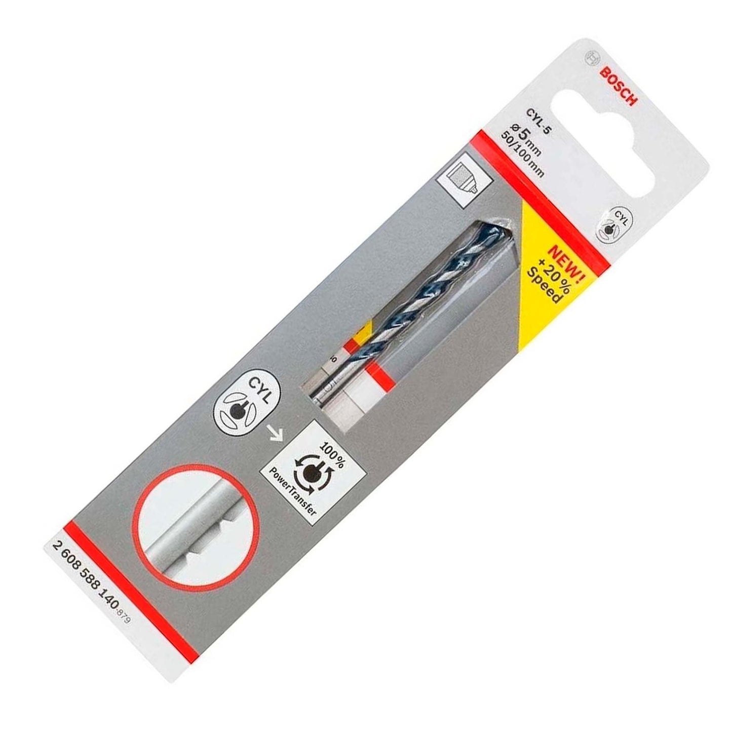 Broca Para Hormigón Y Piedra Bosch CYL - 5 5x50x100mm - Herram.cl