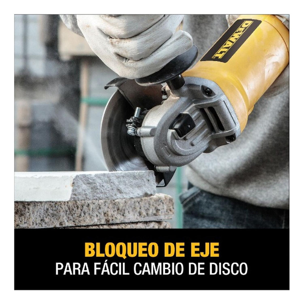 Esmeril Angular 4 - 1/2'' (115mm) 750 W - DeWALT - Herram.cl
