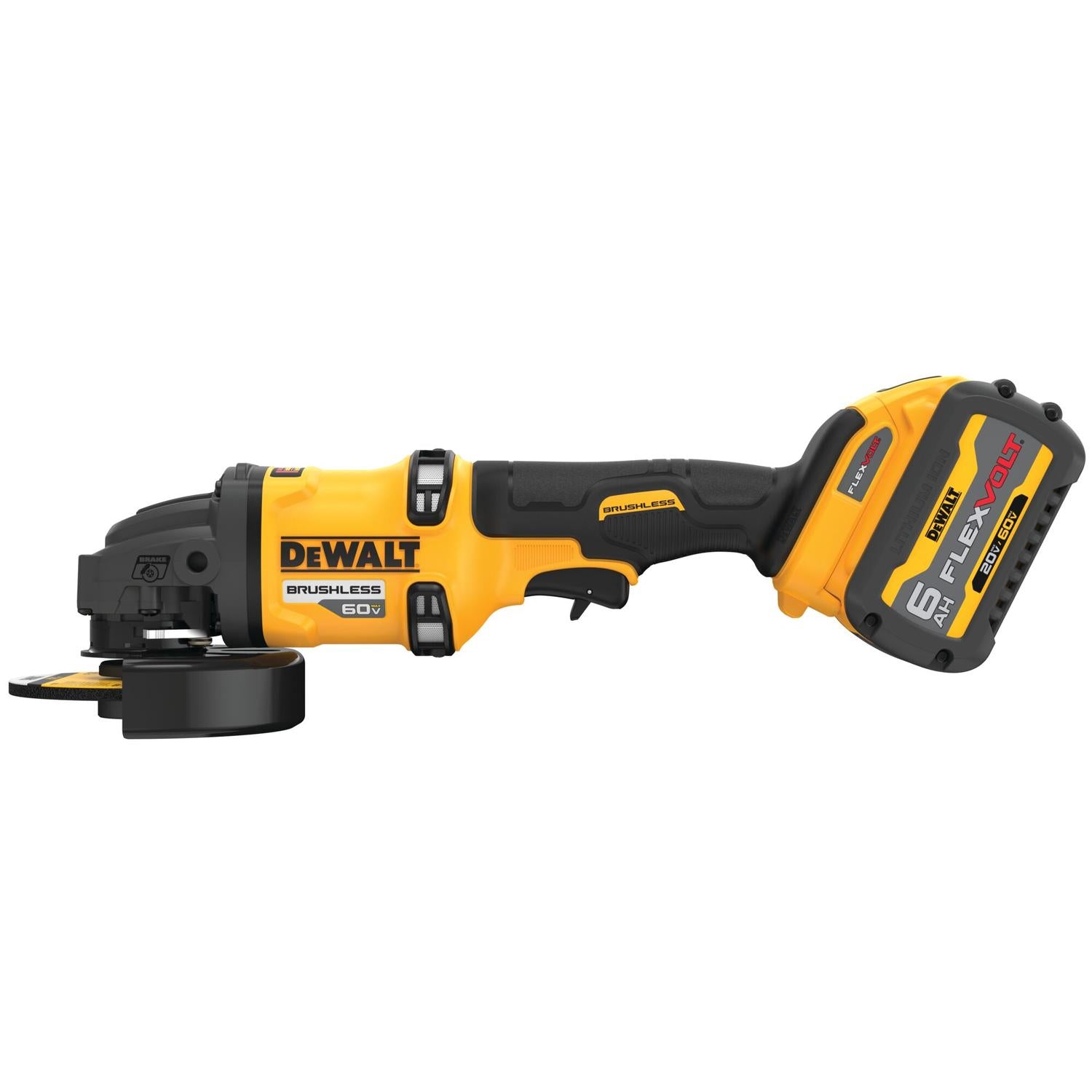 Kit Esmeril angular 4 - 1/2'' 60V Max. 2 Bat. 6Ah - DeWALT - Herram.cl