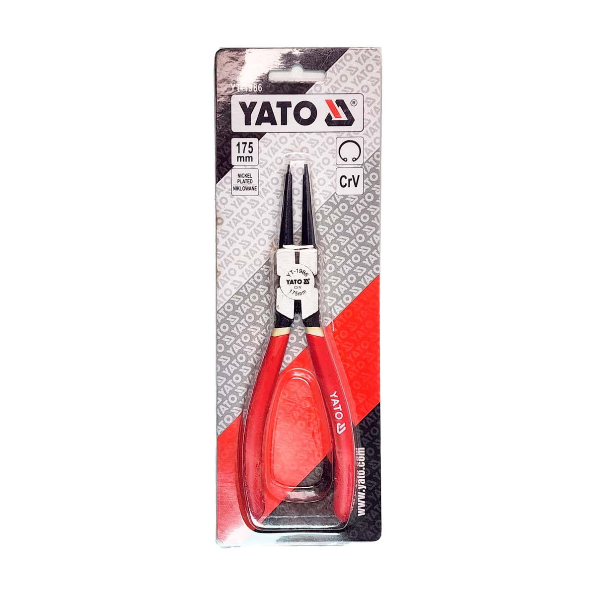 Yato Alicate Saca Seguro Interno Recto 175mm YT-1986 CrV - Herram.cl