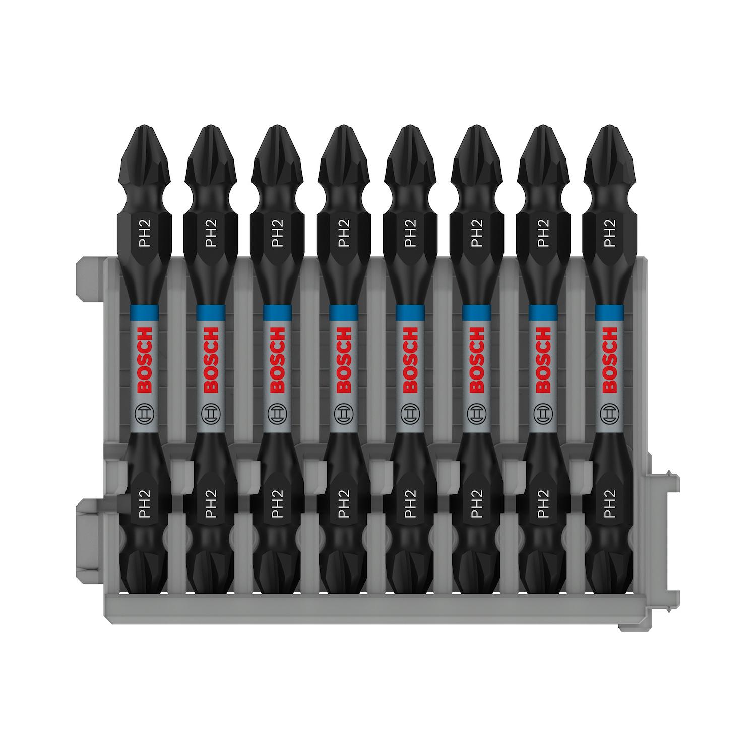 Puntas Dobles Impact Control PH2x65mm 8 Pzas. - Bosch - Herram.cl