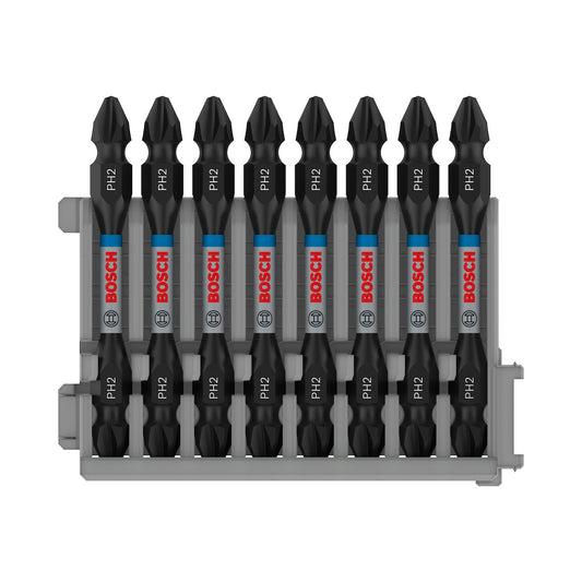 Puntas Dobles Impact Control PH2x65mm 8 Pzas. - Bosch - Herram.cl