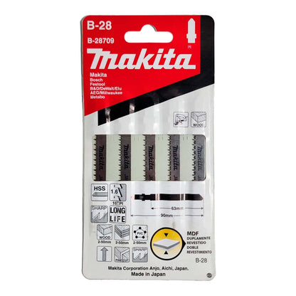 Hoja De Calar HSS 90mm MDF/Acabado 5 Pzas - Makita - Herram.cl