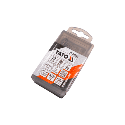 Puntas De Destornillar S2 PH3x50mm 10 Pzas - Yato - Herram.cl