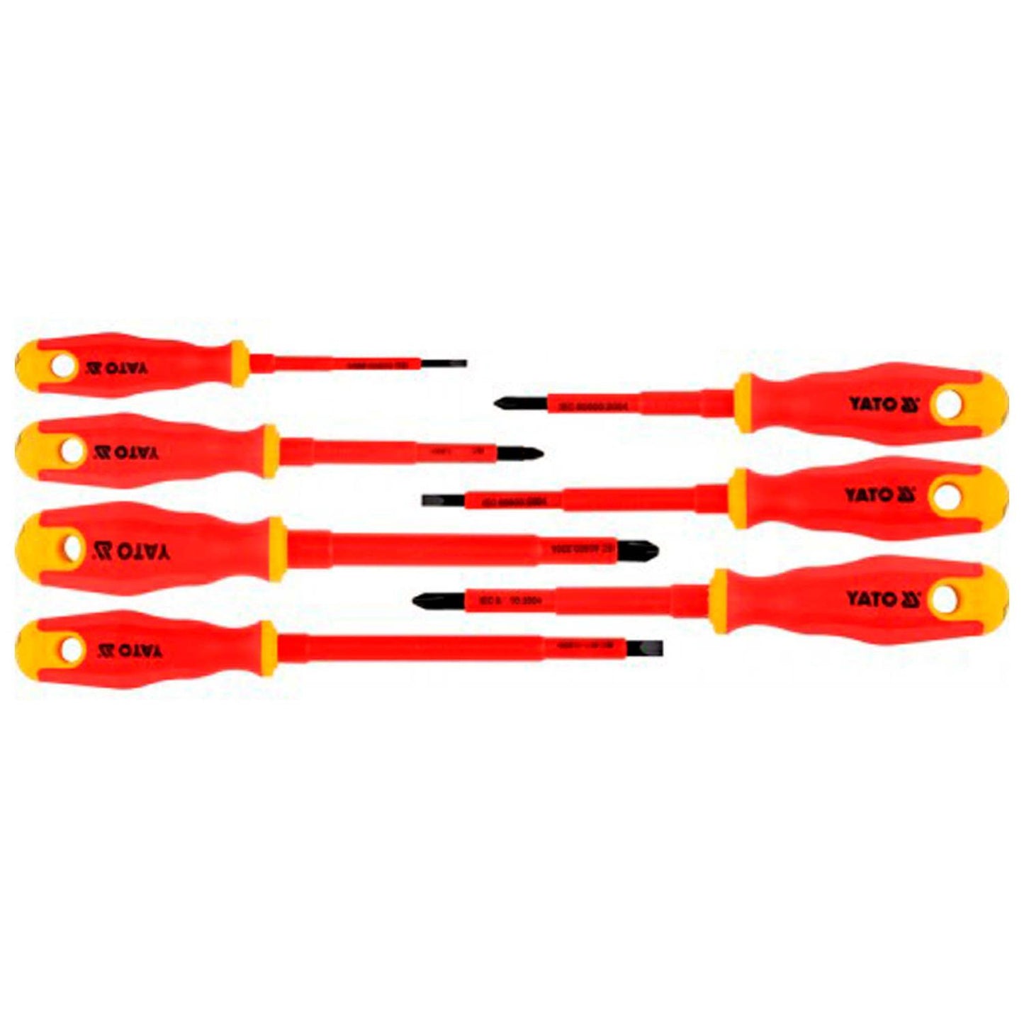 Set Desatornilladores Aislados 1000 V 7 Pzas - Yato - Herram.cl