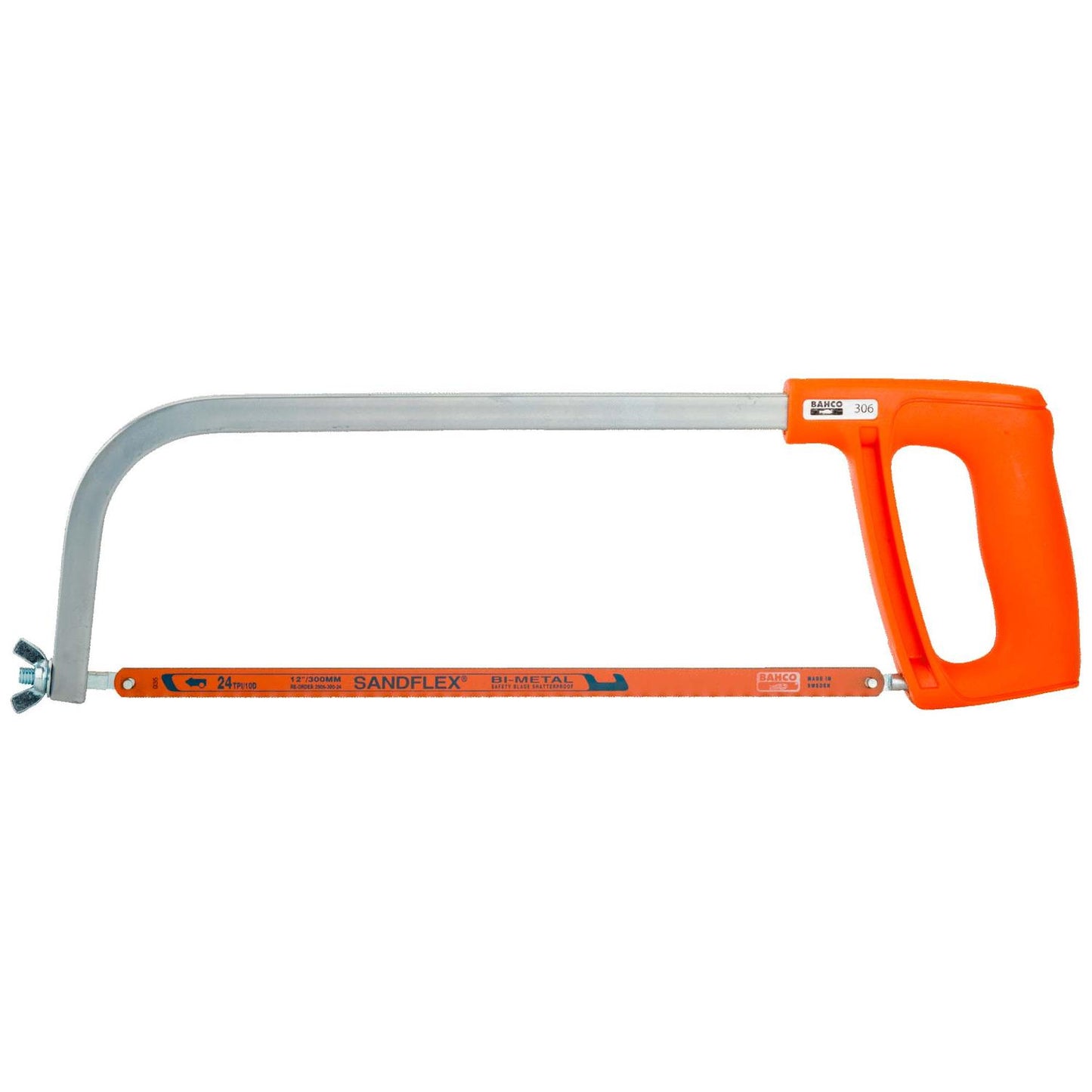 Arco de sierra para metales compacto 12'' - Bahco - Herram.cl