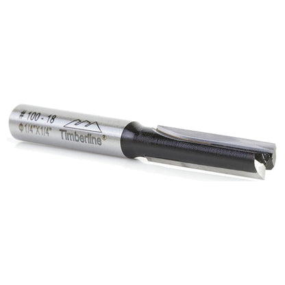 Fresa Recta 1/4'' x 1'' Vástago 1/4'' 100-18 - Timberline - Herram.cl