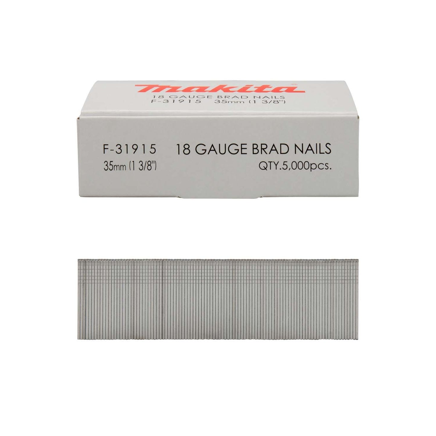 Clavos Puntas F35 Calibre 18 / 5.000 unidades - Makita - Herram.cl
