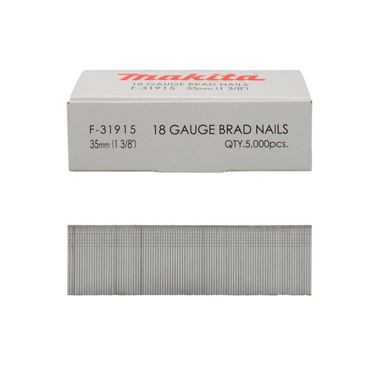 Clavos Puntas F35 Calibre 18 / 5.000 unidades - Makita - Herram.cl