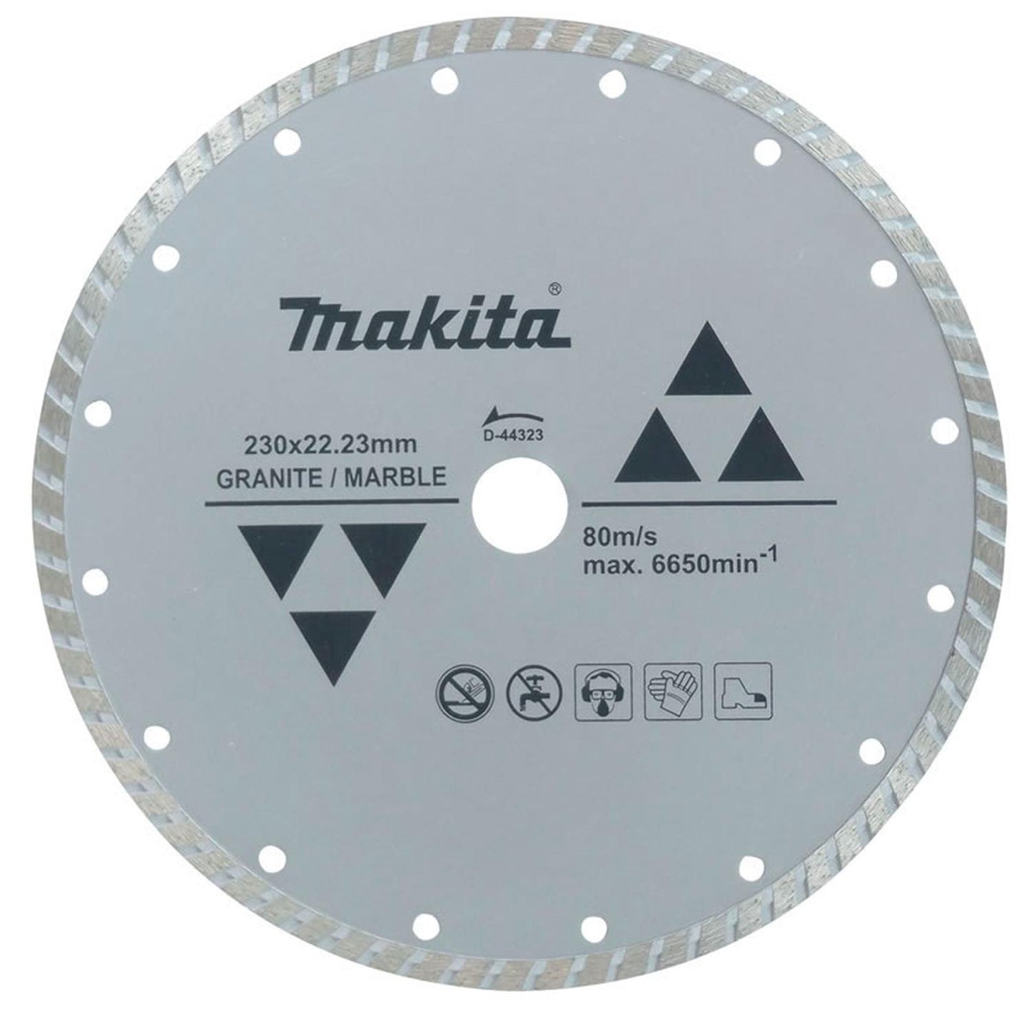 Disco Diamantado Turbo Continuo 9'' Granito/marmol - Makita - Herram.cl