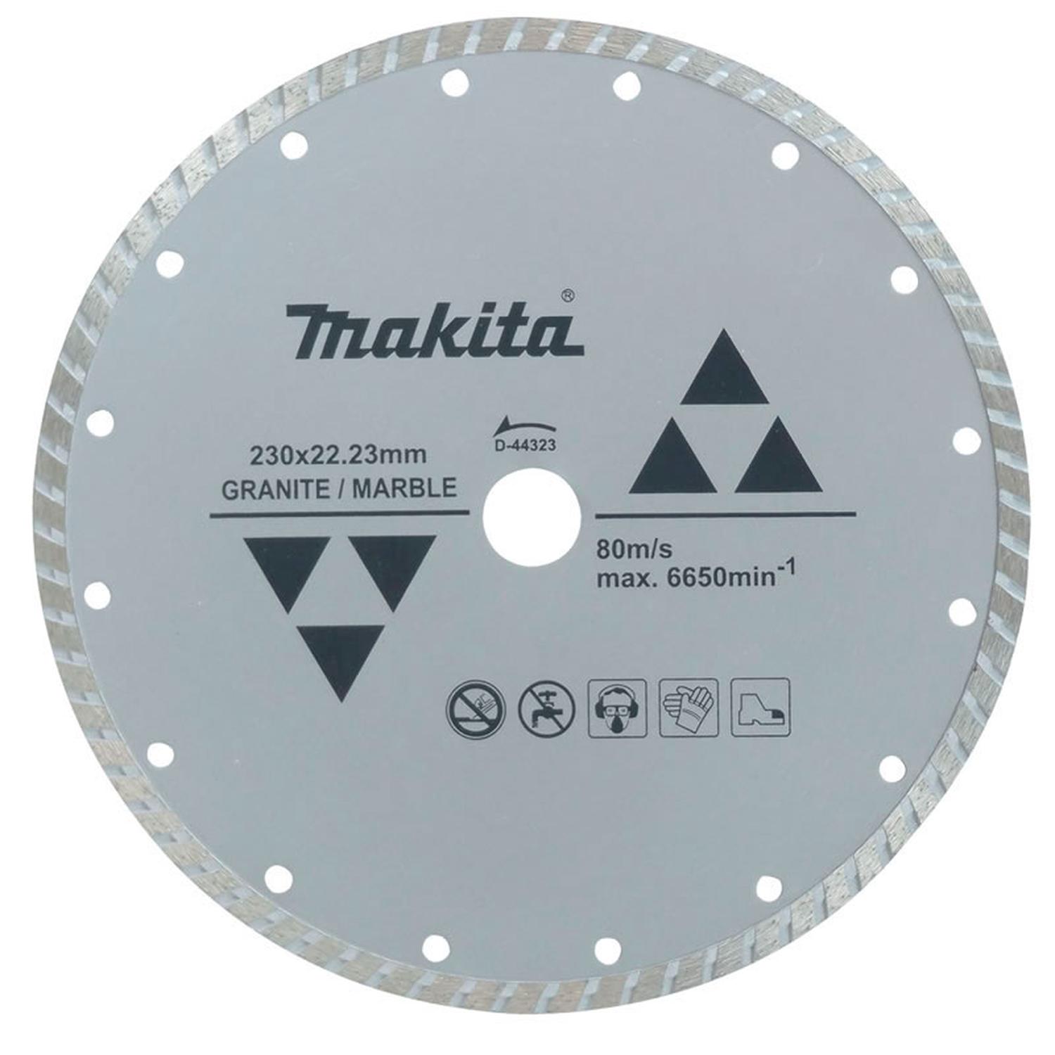 Disco Diamantado Turbo Continuo 9'' Granito/marmol - Makita - Herram.cl