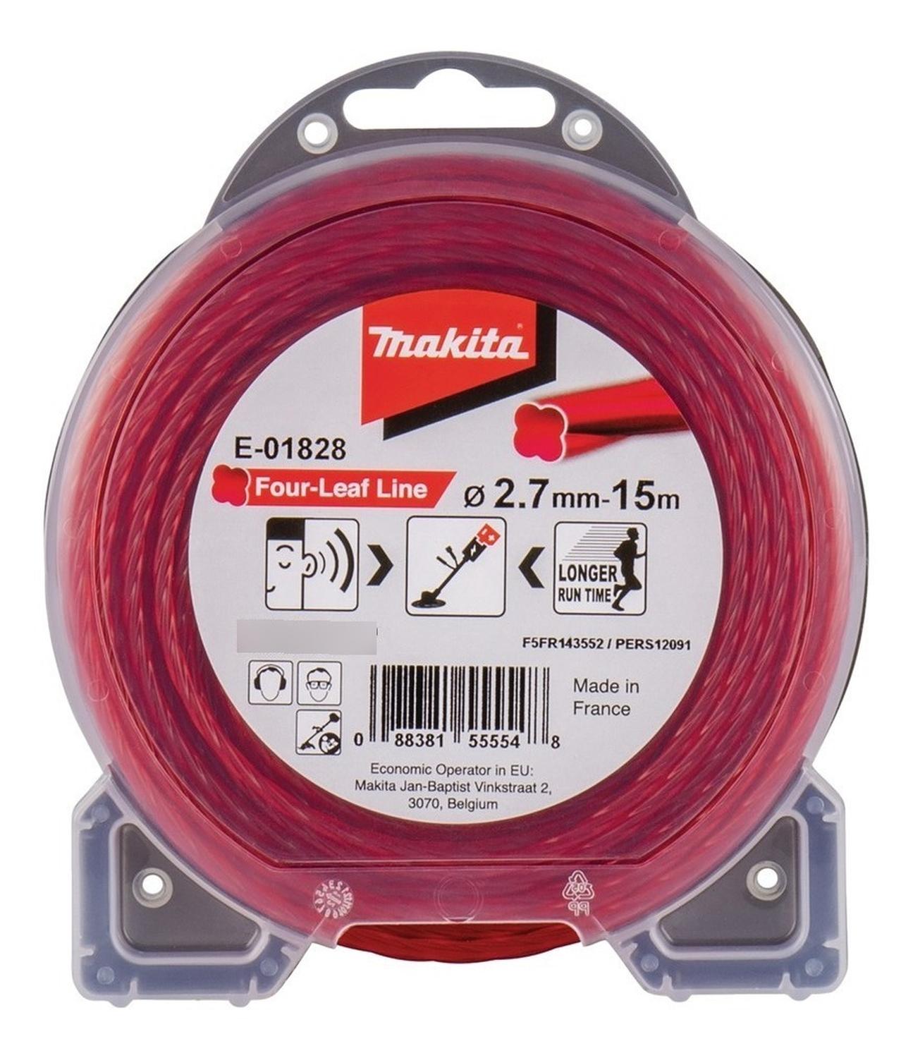 Hilo Nylon Estriado Orilladora 2.7mmx15m - Makita - Herram.cl