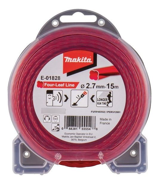 Hilo Nylon Estriado Orilladora 2.7mmx15m - Makita - Herram.cl