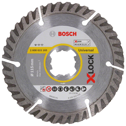 Disco Diamante Bosch PRO Multi Material X-LOCK 115mm Corte - Herram.cl