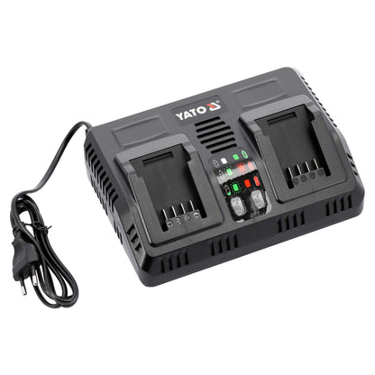 Cargador De Bateria Doble 18 V 2,4 A x 2 YT - 828499 - Yato - Herram.cl