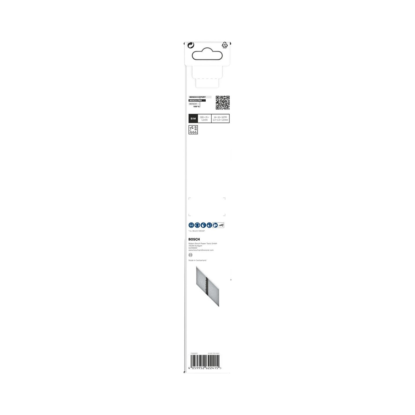 Hoja de sierra sable PRO Medium Metal 12'' 5 Pzas - Bosch - Herram.cl