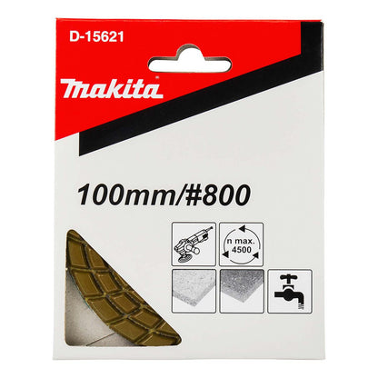 Disco Pulidor diamantado 100mm Grano 800 (En humedo) - Makita - Herram.cl