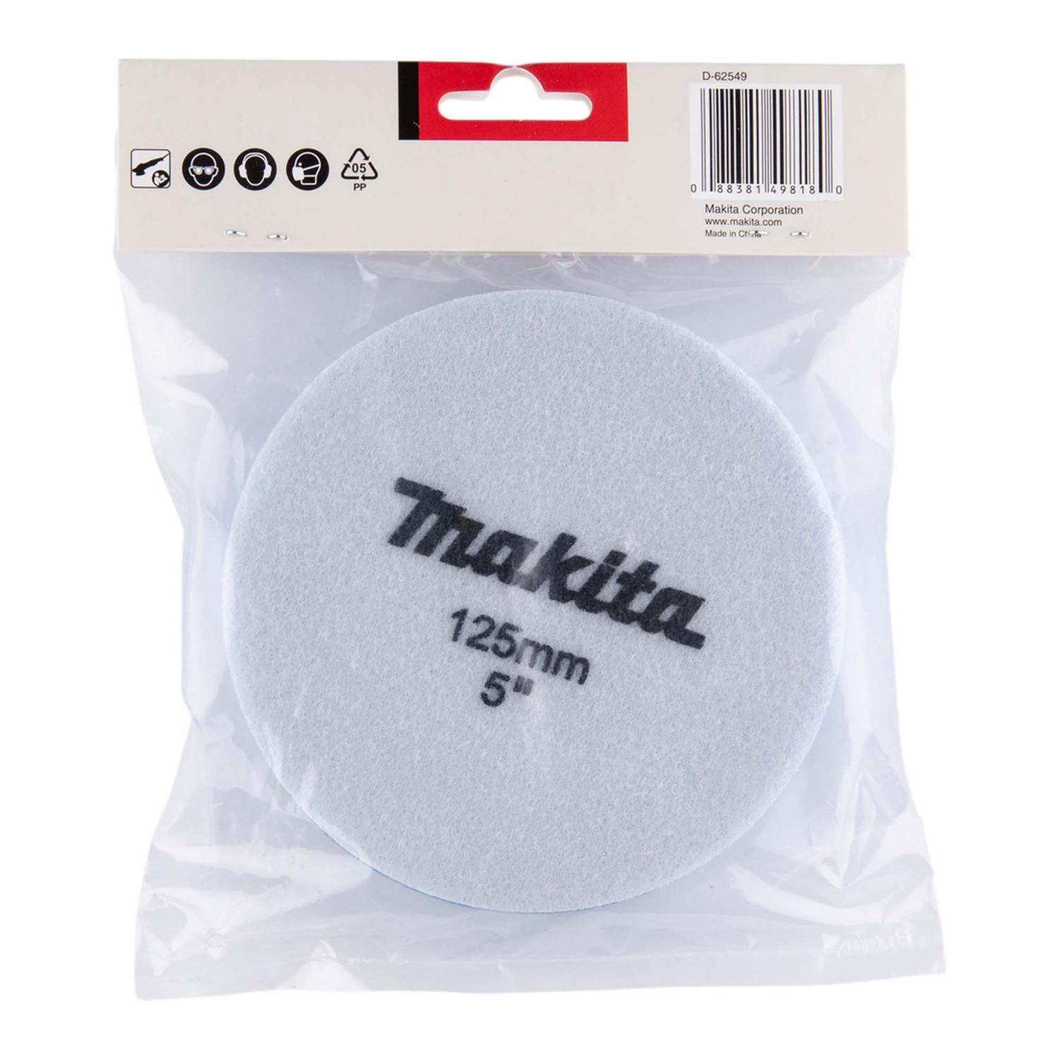 Disco esponja de pulido plana 125mm (medio) - Makita - Herram.cl