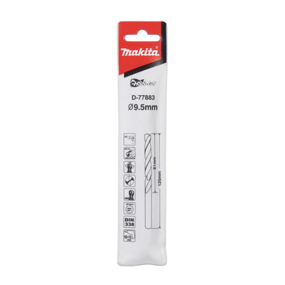 Broca Para Metal HSS-GS 9.5x125mm. - Makita - Herram.cl