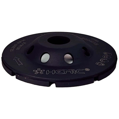 Copa Diamantada Doble Segmento 115x22,23mm - HEMIC - Herram.cl