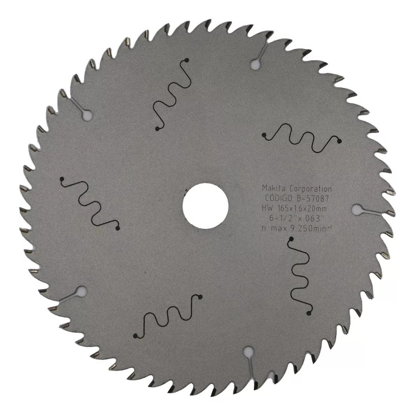 Disco Sierra Para SP600D 165mm (6 - 1/2'') 55 Dientes Makita - Herram.cl