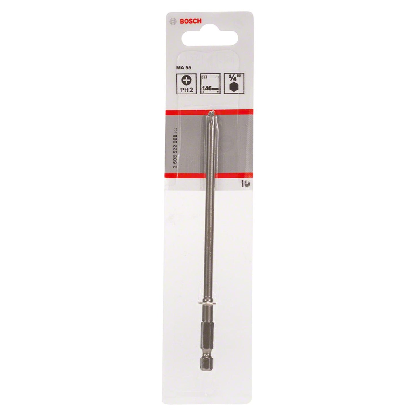 Punta de Atornillar Extra Hard PH2x45mm para MA55 - Bosch - Herram.cl