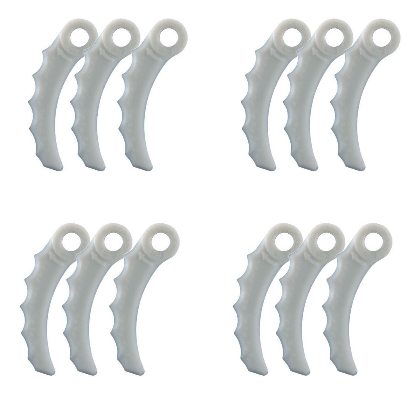 Repuesto Cuchillo Plástico Hoja Curva 12 Pzas - Makita - Herram.cl