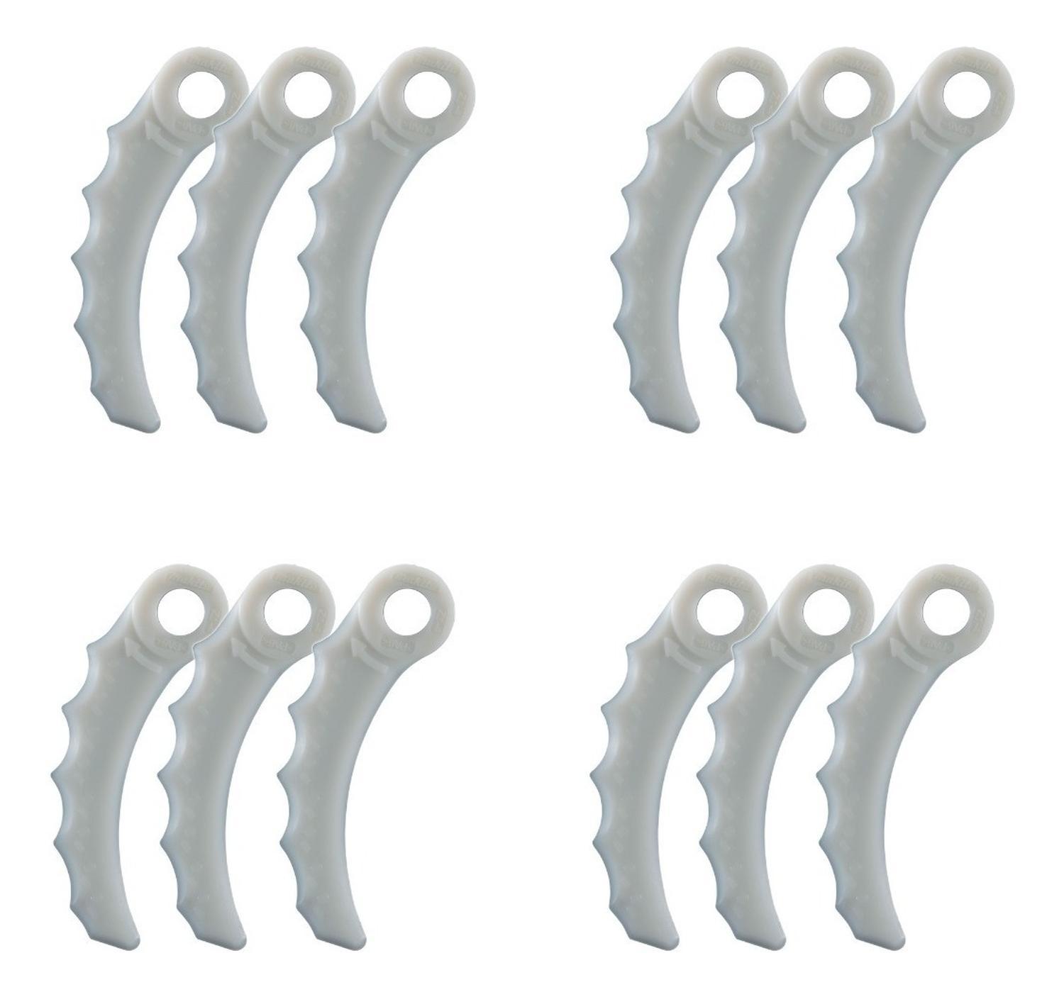 Repuesto Cuchillo Plástico Hoja Curva 12 Pzas - Makita - Herram.cl