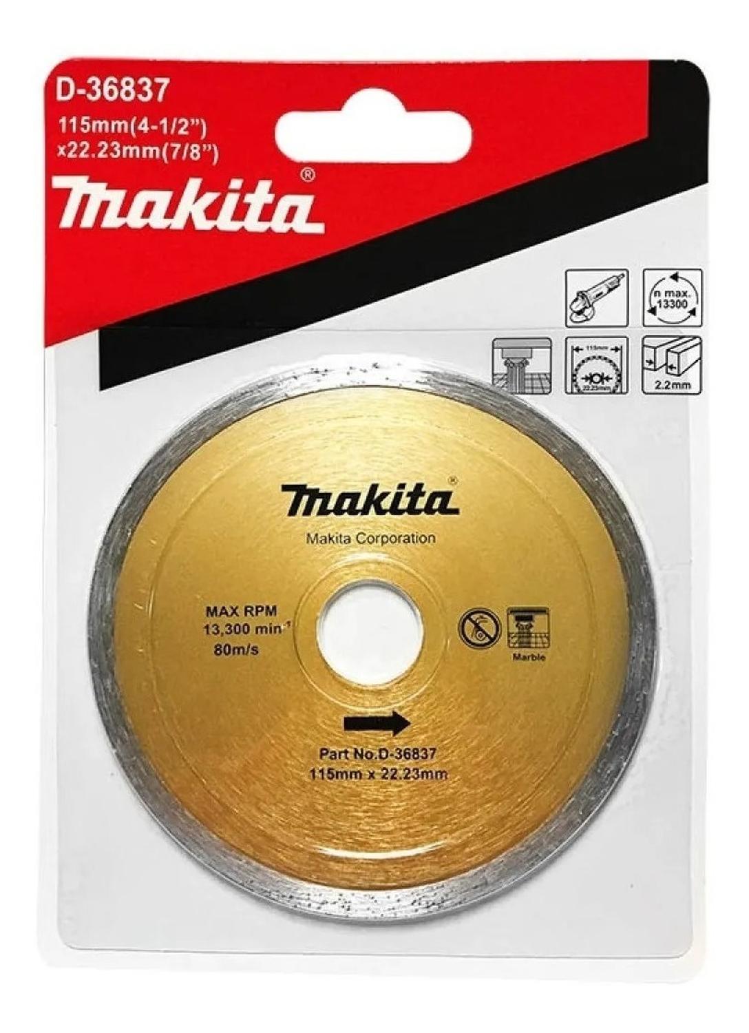 Disco Diamantado Continuo Makita 115mm (4 1/2'') Ceramic - Herram.cl