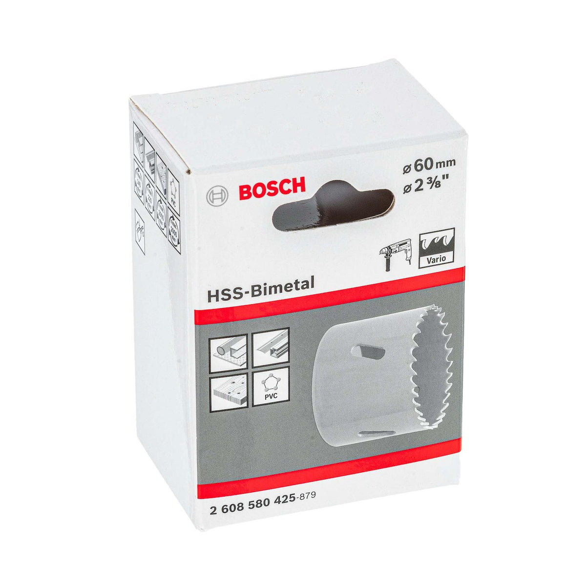 Sierra Copa HSS-Bimetálica 60mm (2 -3/8'') CJ - Bosch - Herram.cl
