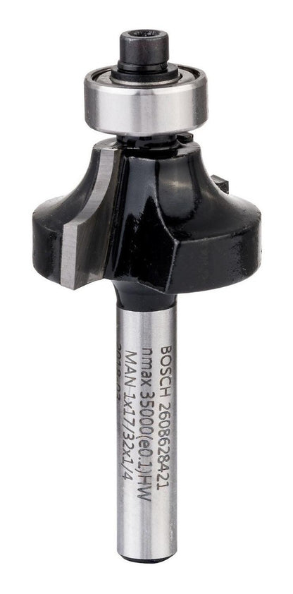 Fresa Redonda 1/4 , R6,3mm, D25,4mm, L13,2mm, G54mm - Herram.cl