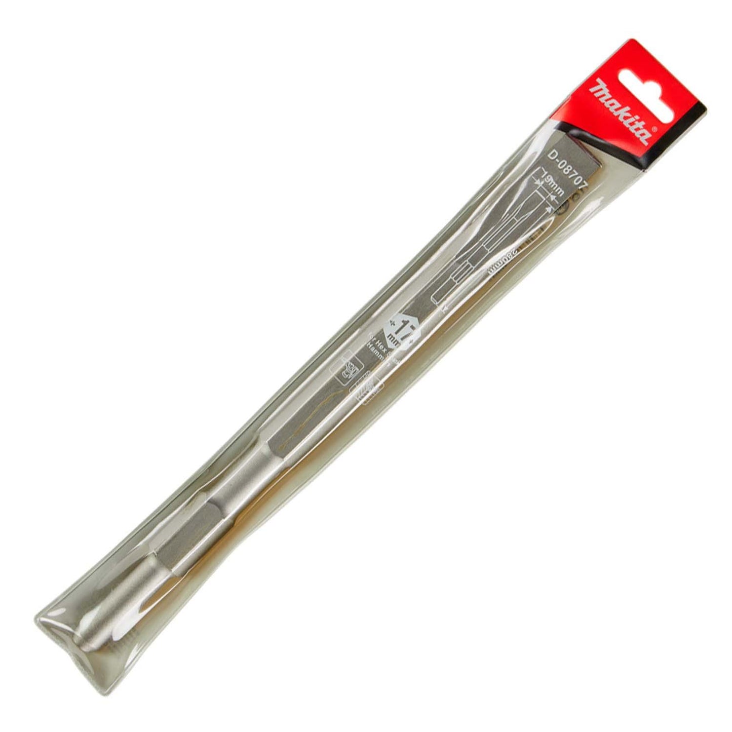 Cincel Plano Toma Hex 17mm 19X280mm - Makita - Herram.cl