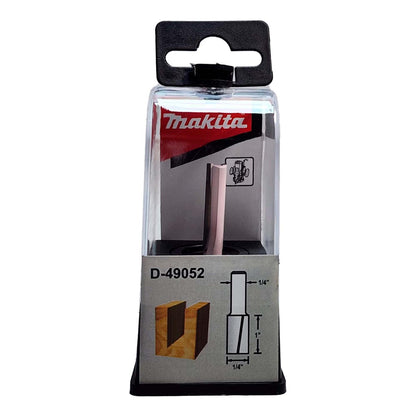 Fresa Recta 2 Filos Toma 1/4'' 1/4''x 2 - 1/4''x1'' - Makita - Herram.cl