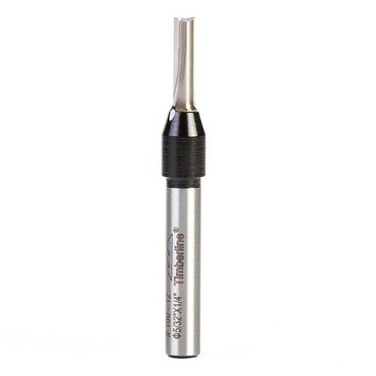 Fresa Recta 2 Filos 5/32''x7/16'' Toma 1/4'' - Timberline - Herram.cl