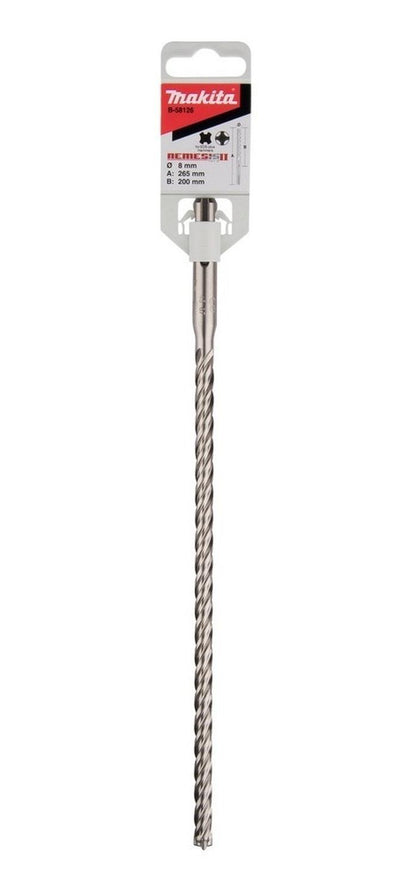 Broca SDS - Plus Nemesis II 8x265mm (4 Filos) - Makita - Herram.cl