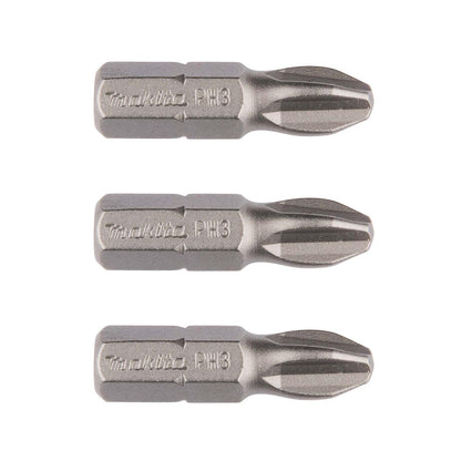 Punta de Atornillar PH3x25mm 3 Pzas - Makita - Herram.cl