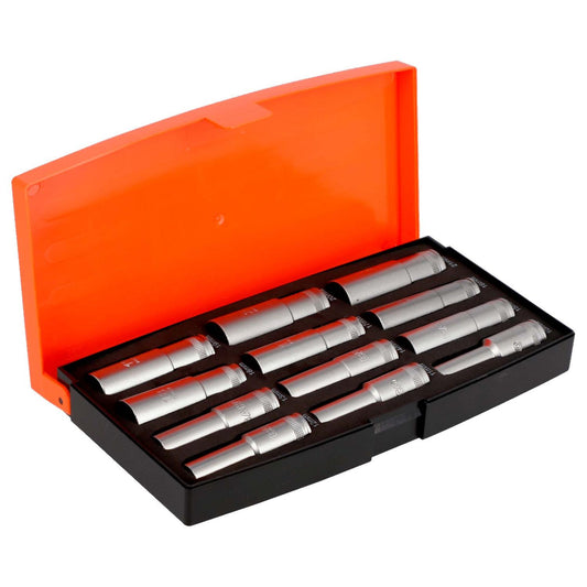 Juego de Dados Hexagonales Largos 1/2'' 12 Pzas - Bahco - Herram.cl
