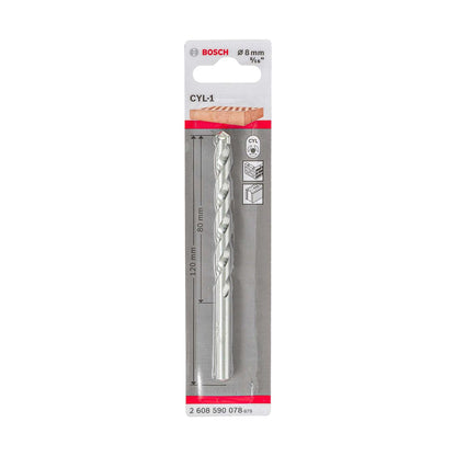 Broca Concreto 8x80x120mm Bosch - 2608.590.078 - 000 - Herram.cl