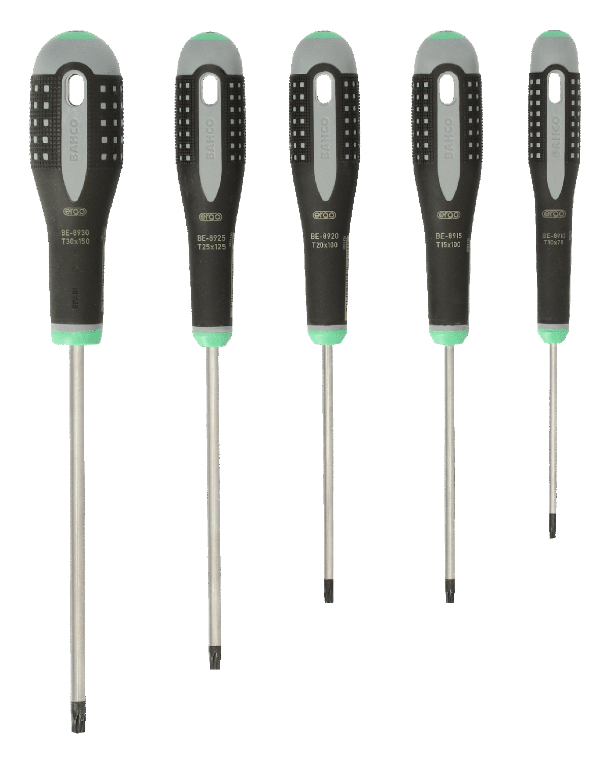 Juego Destornilladores TORX Ergo (T10 - T30) 5 Pzas. - Bahco - Herram.cl