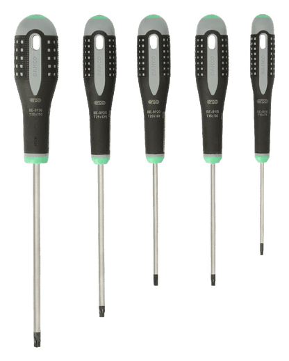 Juego Destornilladores TORX Ergo (T10 - T30) 5 Pzas. - Bahco - Herram.cl