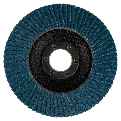 Pack 10 Discos Flap o Traslapado Para Inox 4 1/2'' Zirconio - Makita - Herram.cl